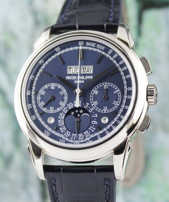 (image for) PATEK PHILIPPE 18K WHITE GOLD PERPETUAL CALENDAR CHRONOGRAPH / 5270G